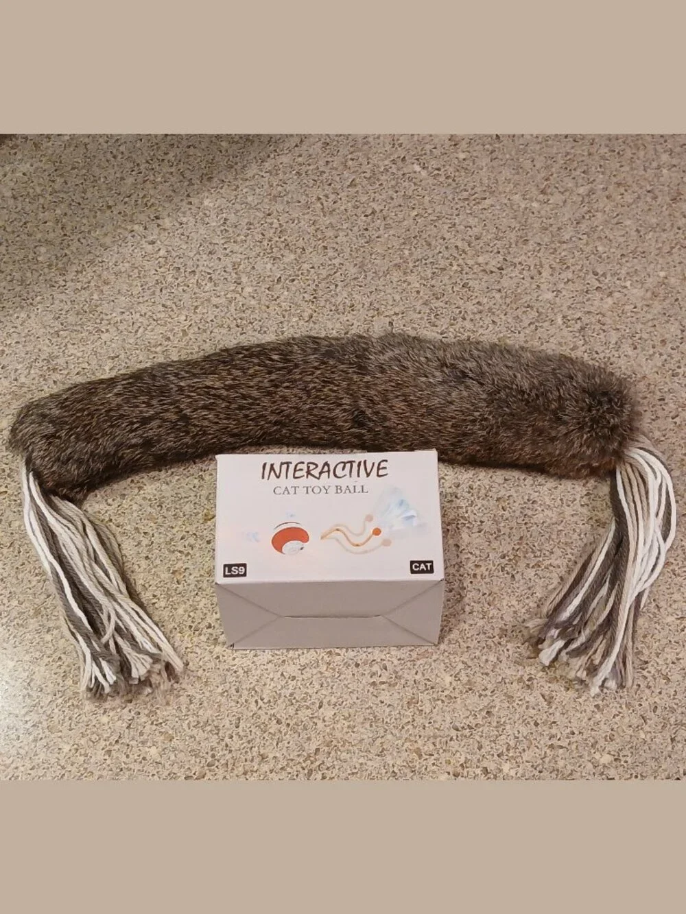 Cat Toy Bundle: Jkanti Interactive Ball & Rabbit Fur Catnip Kicker (NWT)